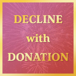 Decline with Donation